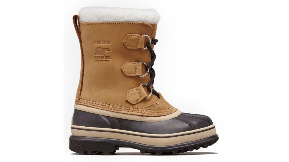 Sorel Youth Caribou Winter Boot, Buff, 13, 1123511281-13