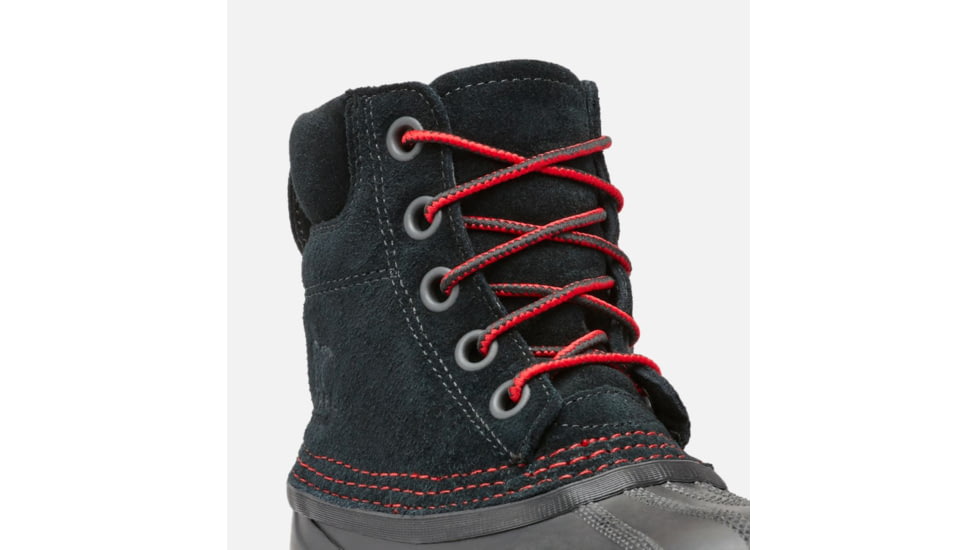 Sorel Youth Cheyanne II Lace Boot - Boys, Black, Mountain, 1, 1751201011-1
