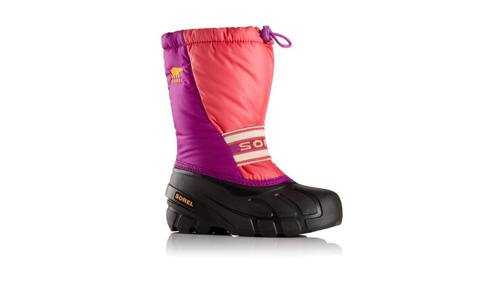 Sorel Youth Cub Winter Boot - Youth-Afterglow/Bright Plum-6 Youth
