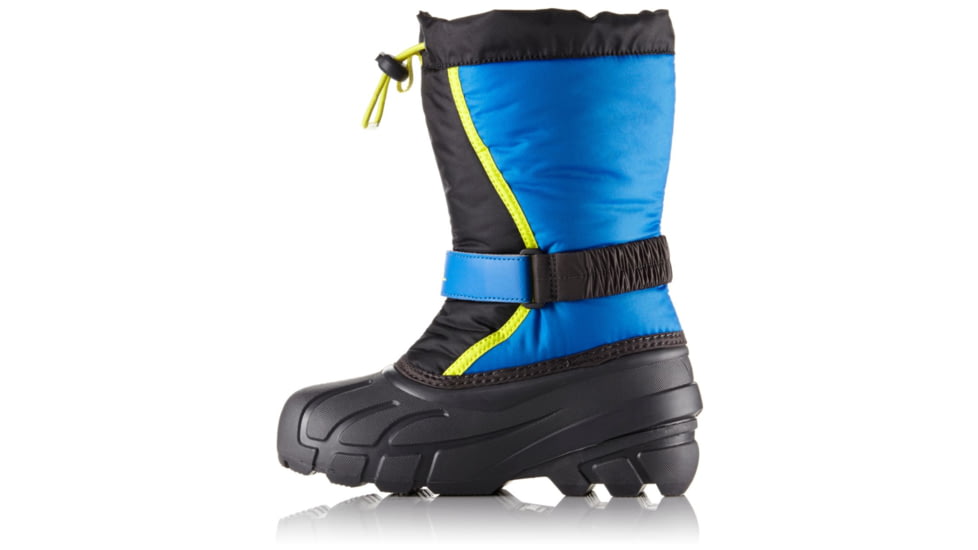 Sorel Youth Flurry Boot, Black, Super Bl, 7, 1638081014-7