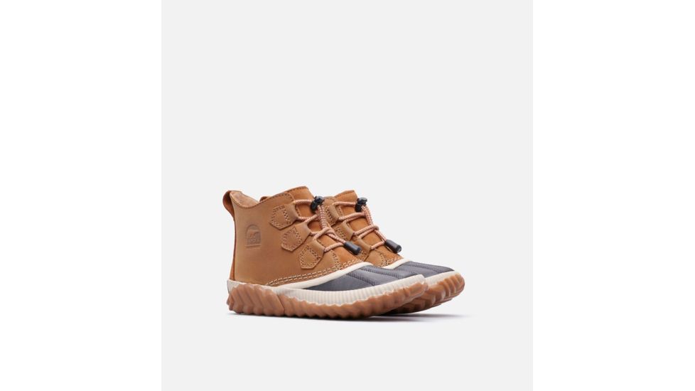 Sorel Youth Out N About Plus Shoes, Elk, Black, 4.5, 1832161286-4.5