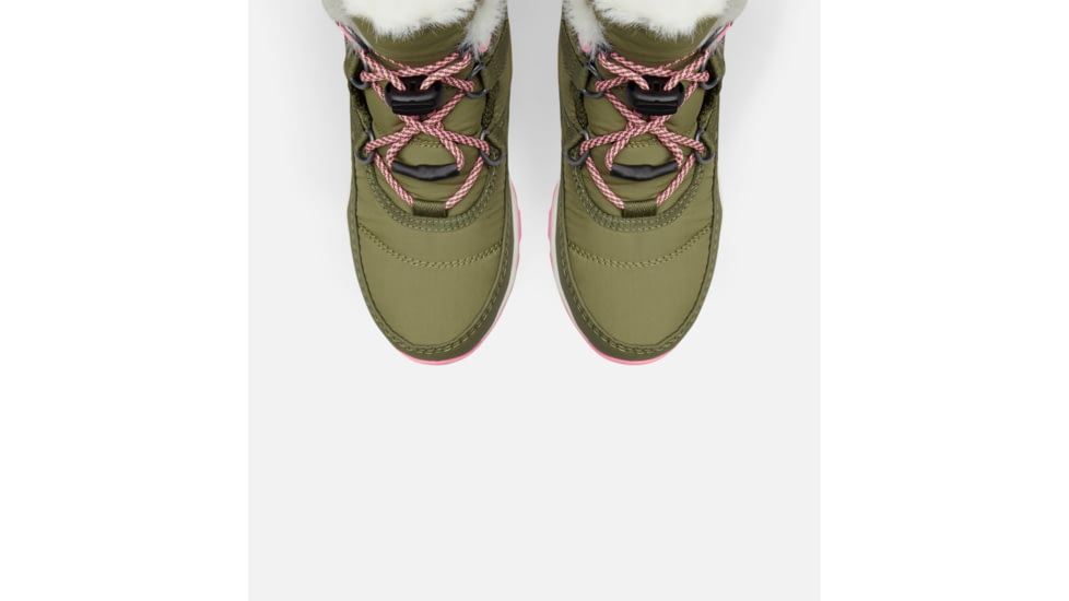 Sorel Youth Whitney Short Lace Boot, Hiker Green, Se, 7, 1767401371-7
