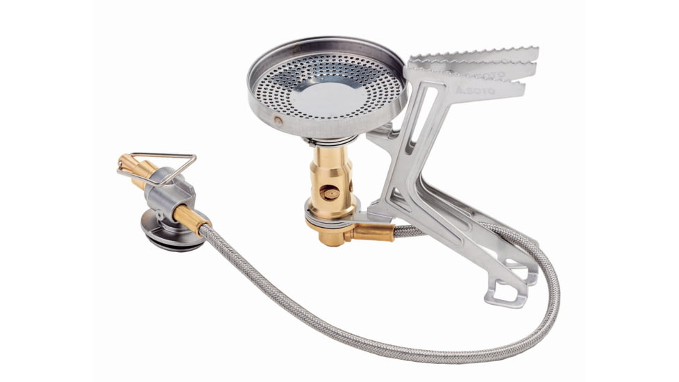 Soto Fusion Trek Stove, Silver/Gold, 4953571093901