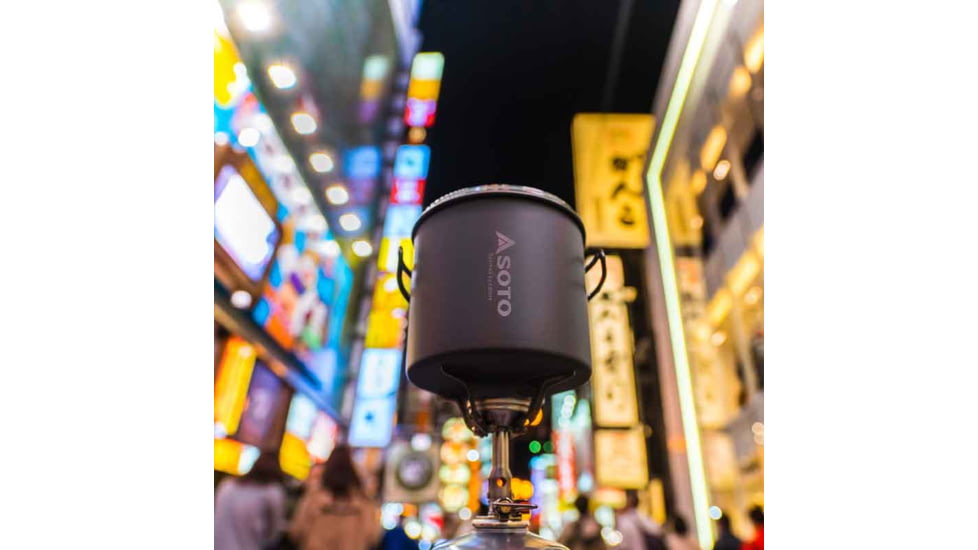 Soto New River Pot And Amicus w/ Igniter, Grey, OD-1NVE NR