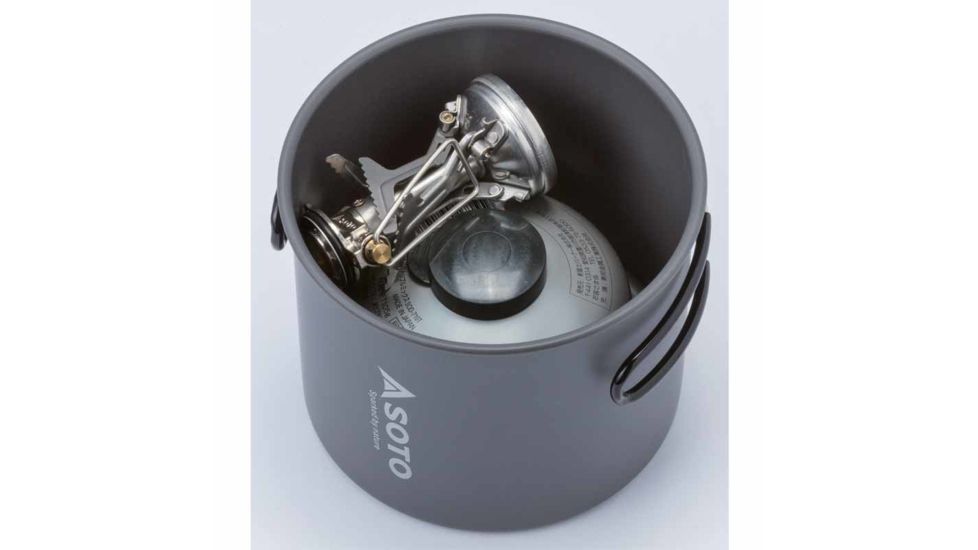 Soto New River Pot And Amicus w/ Igniter, Grey OD-1NVE NR