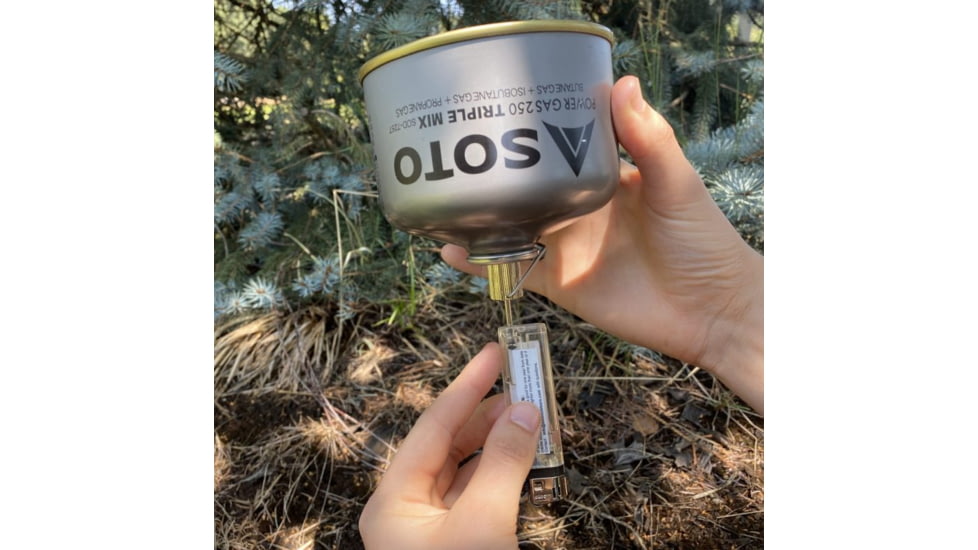 Soto Refillable Lighter, No Fuel, PT-RFL