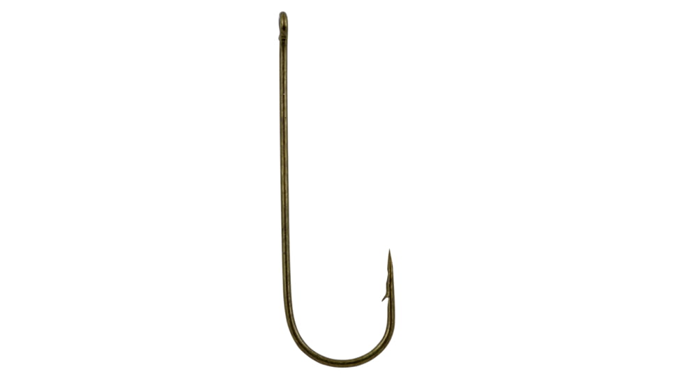 South Bend Aberdeen Bronze Hook, Size 8, 10 Pack, J75-8