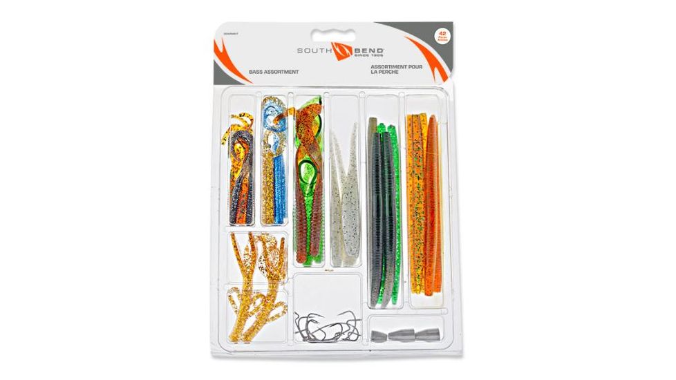 South Bend Bass Lure Kit Assorted SBWRMKIT