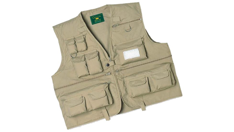 South Bend Fishing Utility Vest Tan Md CR/FV1-M-138669