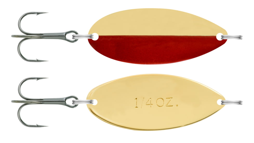 South Bend Kast-A-Way Shud-L Spoon 1/4oz Red Gold, SBKM14-GRD