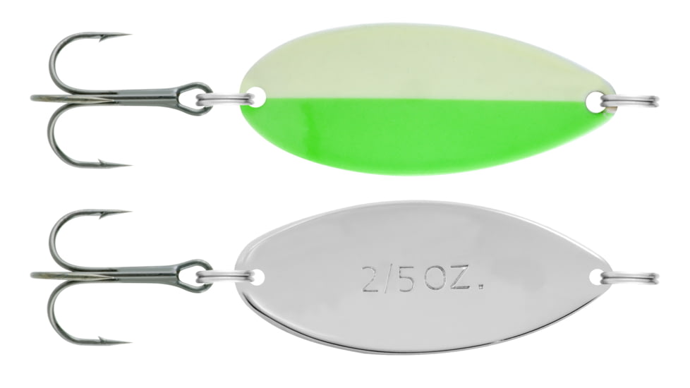 South Bend Kast-A-Way Shud-L Spoon 2/5oz Glow Lime, SBKM25-GLL