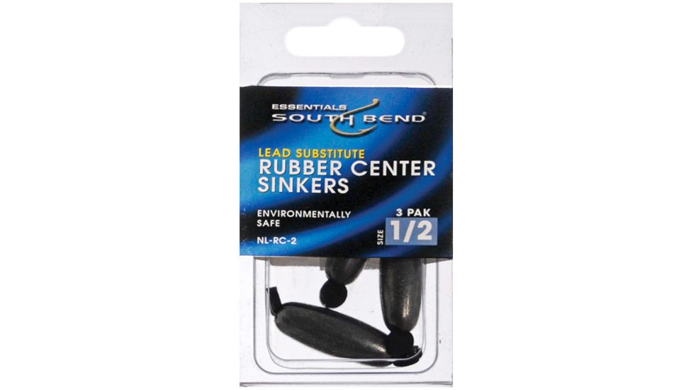 South Bend Nonlead Sinker Rubber Core 1/2 NL-RC-2