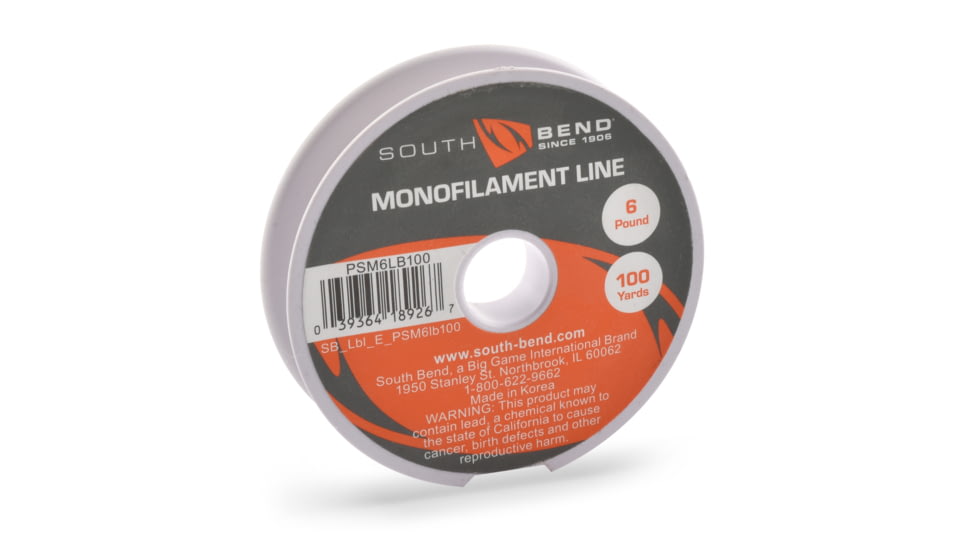 South Bend Pony Spool Mono 6Lb 100 Yd, PSM6LB100
