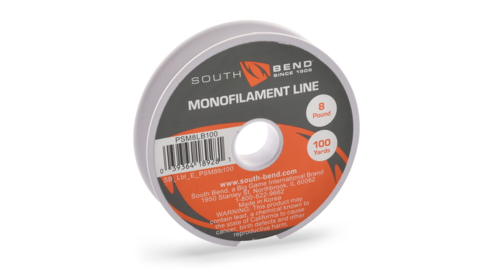 South Bend Pony Spool Mono 8Lb 100 Yd, PSM8LB100
