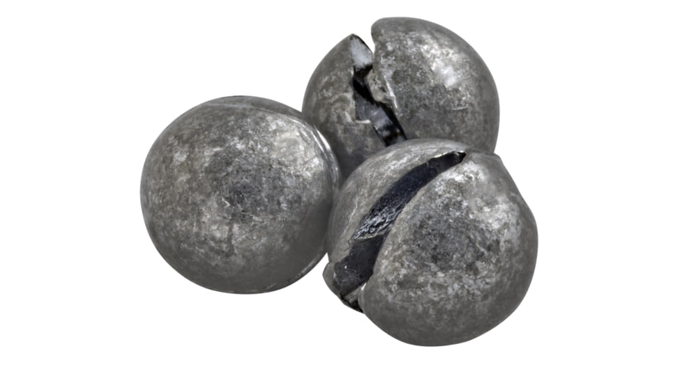 South Bend Round Split Shot Size 3/0, RSS-3/0