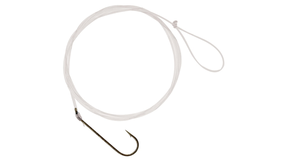 South Bend Snelled Aberdeen Hook, Bronze, Size 6, SAB6