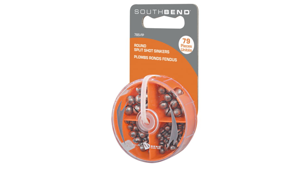 South Bend Split Shot Assortment Small Round, 785-FP