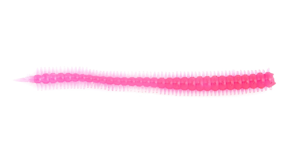 South Bend Trout Worm Flourescent Pink Corn Scent 5pk, SBTW-PNK