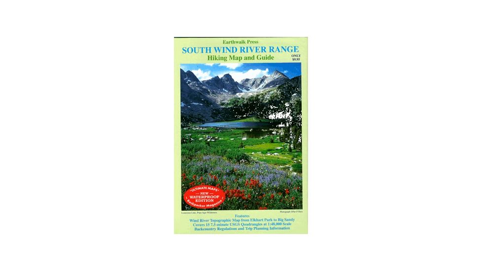 Earthwalk Press South Wind River Range Map &amp; Guide, 21-8WP