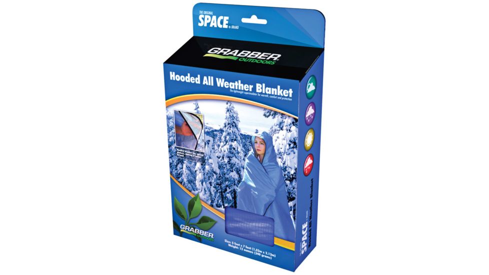 Space Aw Hooded Blanket Red 8113-HRD