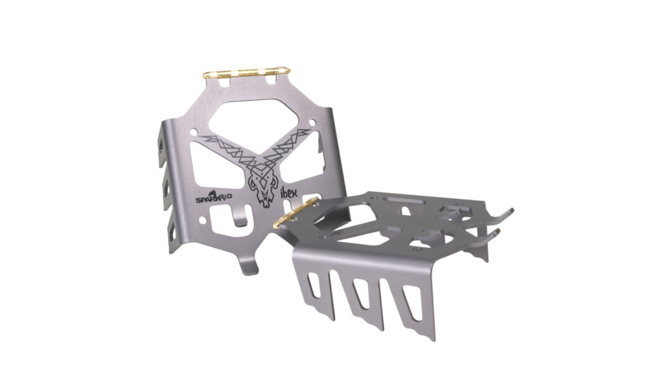 Spark R&amp;D Ibex Crampons, Gunmetal, Regular, C11012122