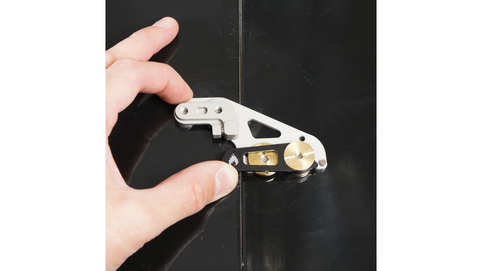 Spark R&amp;D Spark Crossbar Clips, Top-Mount, Black/Metal, AC192