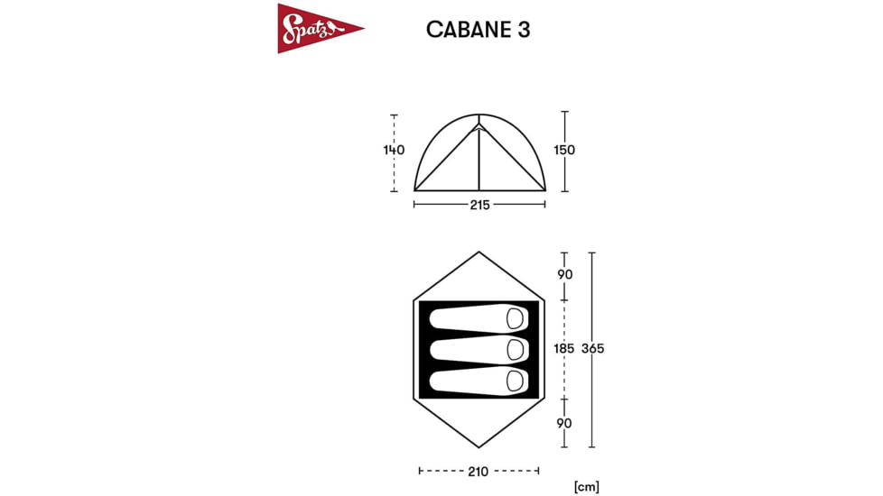 SPATZ Cabane Tent, Hazel Brown, 2800716890222