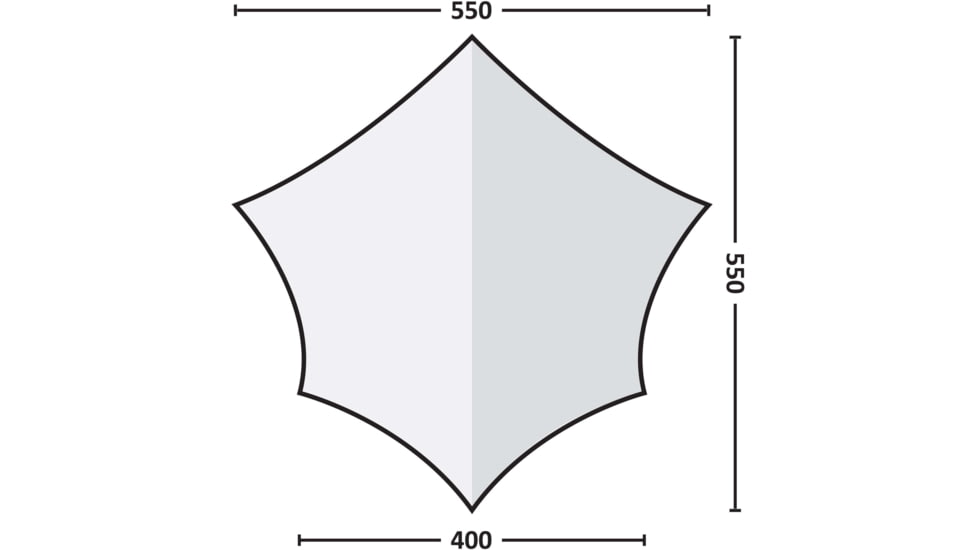 SPATZ Hexawing 550 BTC Shelter, Brown Sand, 2829947004222
