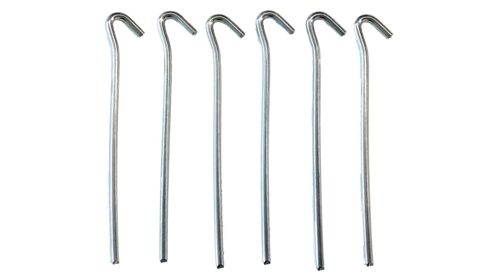 SPATZ Steel Rockskewer PAK-6 Pegs, Grey, 2899620011110