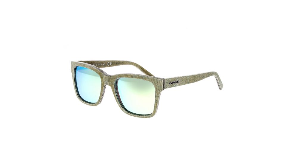Spectrum Sunglasses Laguna Denim Polarized Sunglasses, Green / Yellow-green SSGS129GN