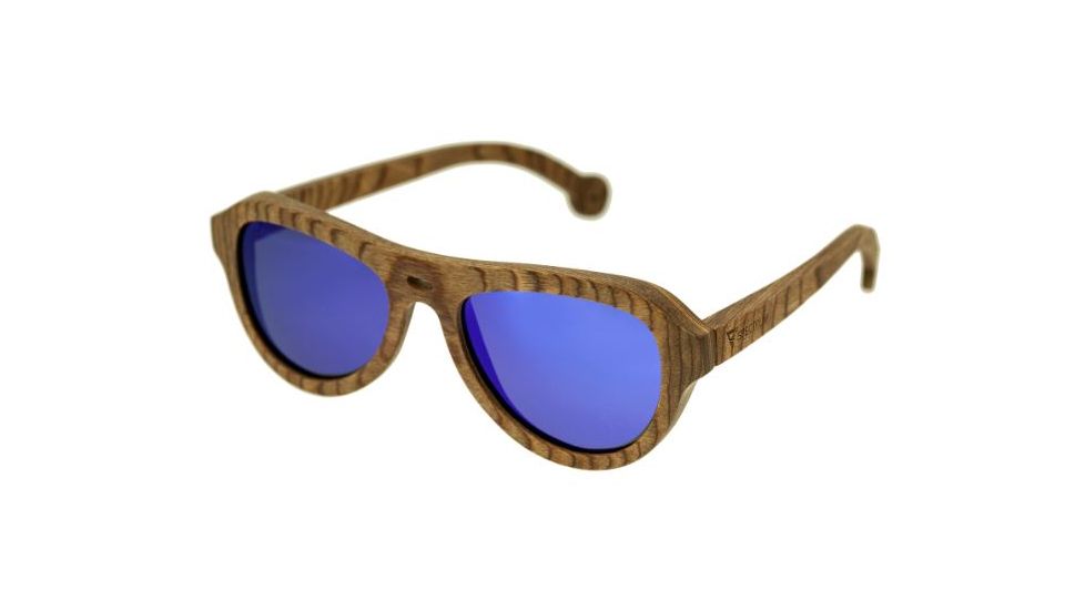 Spectrum Sunglasses Marzo S109bl Sunglasses, Brown Frame, Blue Lens SSGS109BL