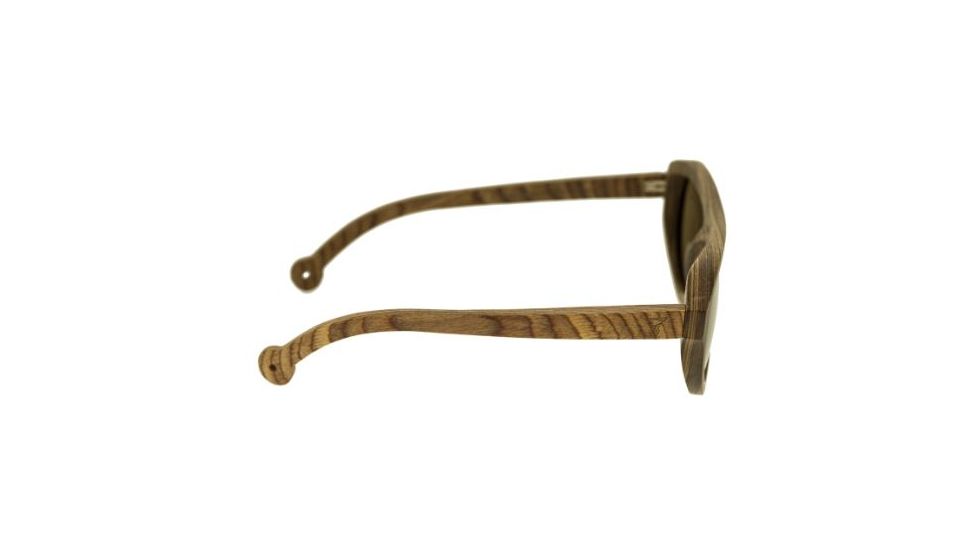Spectrum Marzo Wood Sunglasses, Brown Frame, Brown Lens, Brown/Brown, One Size, SSGS109BN