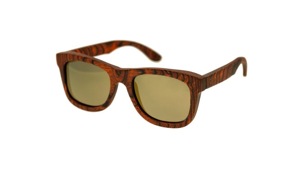 Spectrum Sunglasses Peralta S103gd Sunglasses, Orange Frame, Gold Lens SSGS103GD
