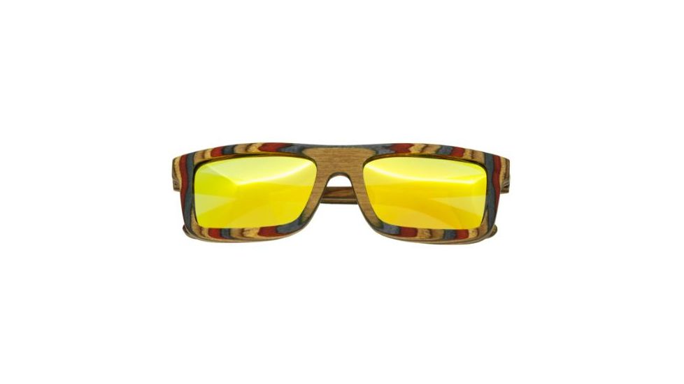 Spectrum Sunglasses Philbin S116gd Sunglasses, Multi Frame, Gold Lens SSGS116GD