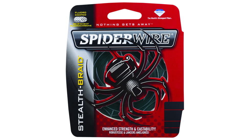 Spiderwire Stealth Braided Line 8/1.5lb/Dia 125yd Filler Spool Moss Green, SCS8G-125