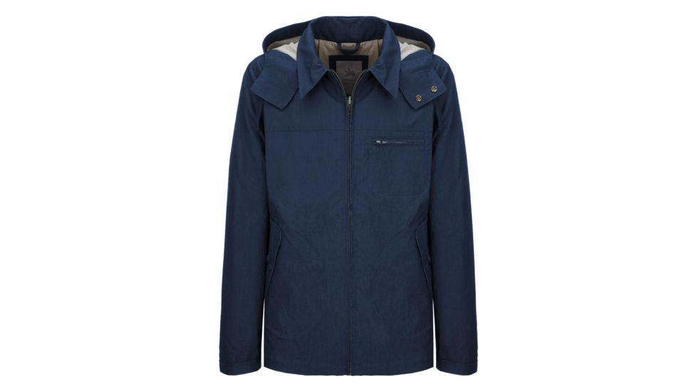 Essex Hooded Overshirt Jacket - Mens -Cobalt-Small