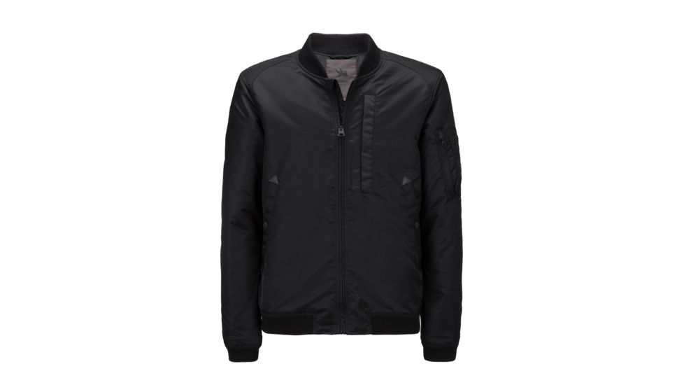 Spiewak MA-1 Flight Jacket New Flight Satin - Mens -Caviar-Large