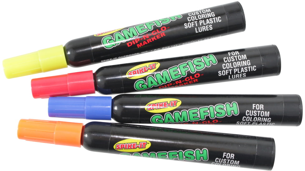 Spike It Marker Set, Chart/Red/Orange/Blue, 4pk, SP17001