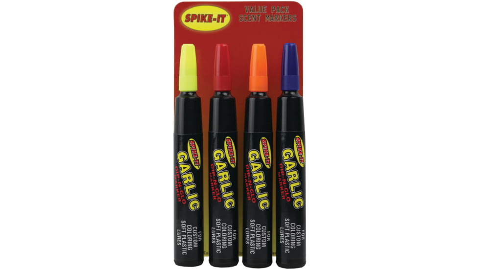 Spike It Marker Set Garlic, Chart/Red/Orange/Blue, 4pk, SP16001