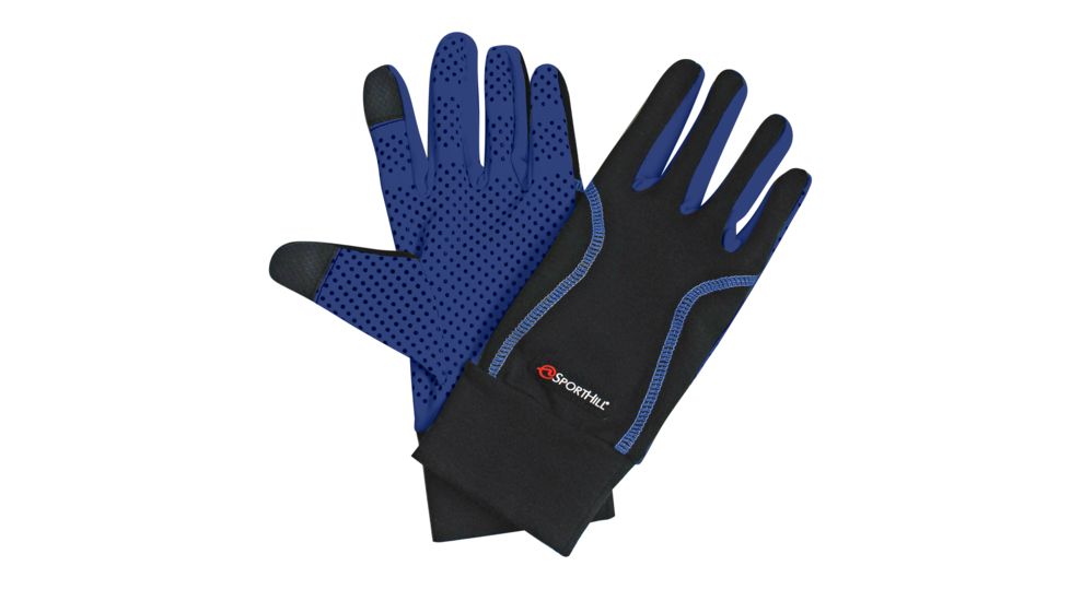 SportHill 3SP XC Tech Glove-Black/Intense Blue-Small