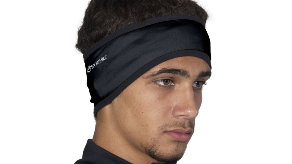 SportHill SwiftPro Headband-Black-One Size