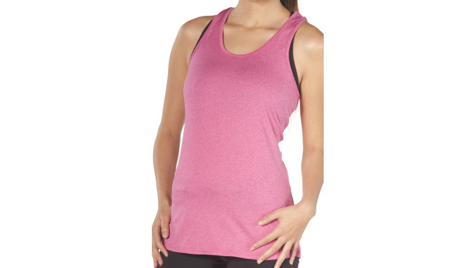 SportHill Temp Tech Tank - Womens-Fuchsia/IronBlack-Medium