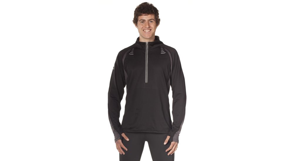 SportHill Ultimate Visibility II Zip Top - Men's-Black-Medium