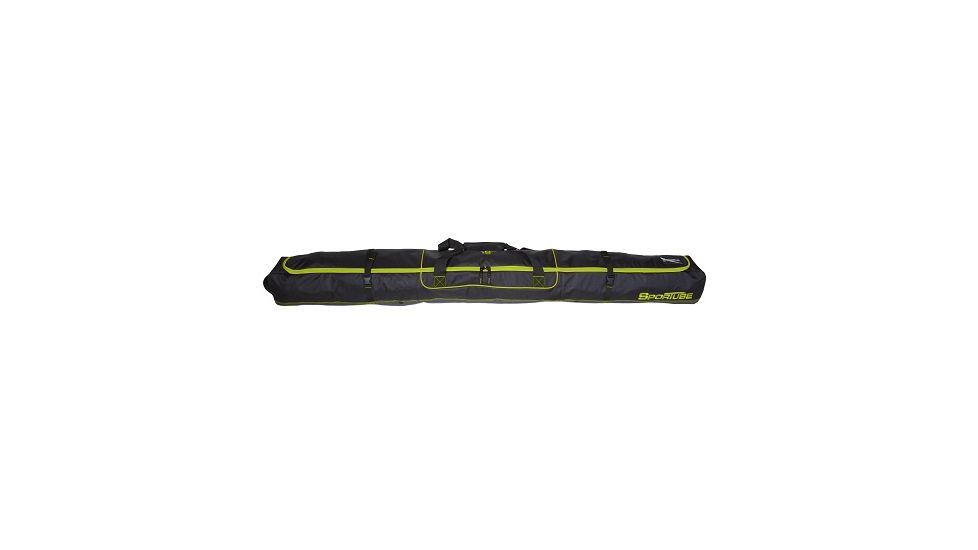 Sportube Traveler Single Ski Bag, Green/Black, BGSTSGRN