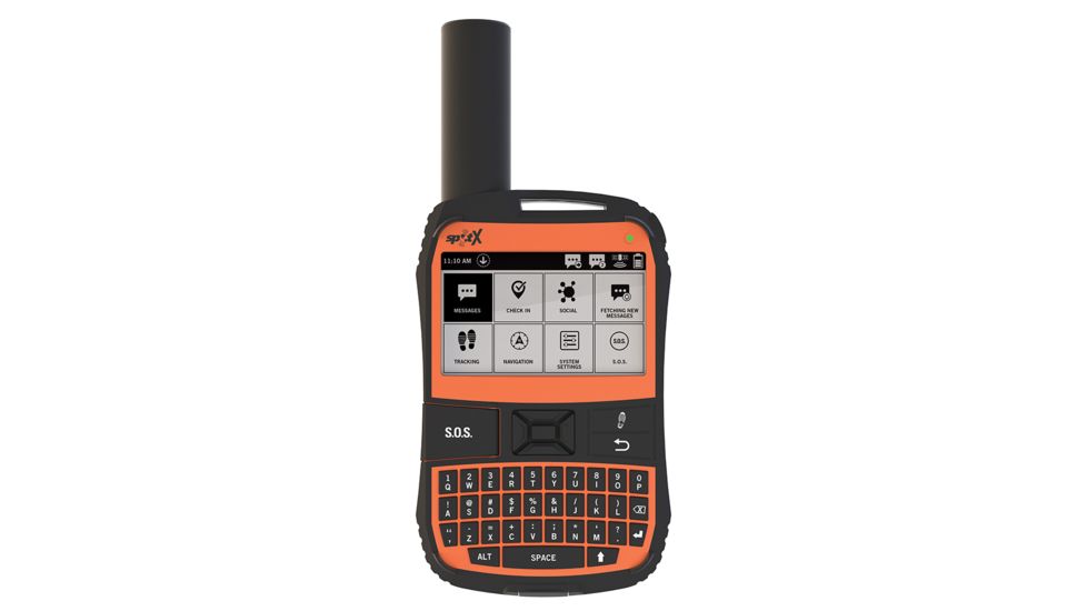 SPOT X Satellite Messaging, GPS Tracking &amp; SOS Feature w/GEOS Qwerty Keyboard 2-Way 74105