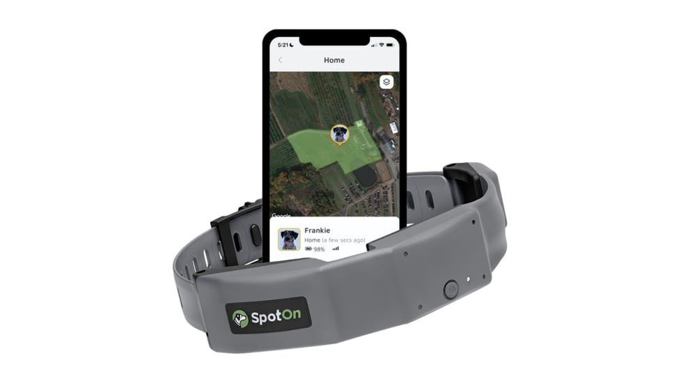 SpotOn Fence GPS Dog Fence Collar, Grey/Black, Small, SOMN638113