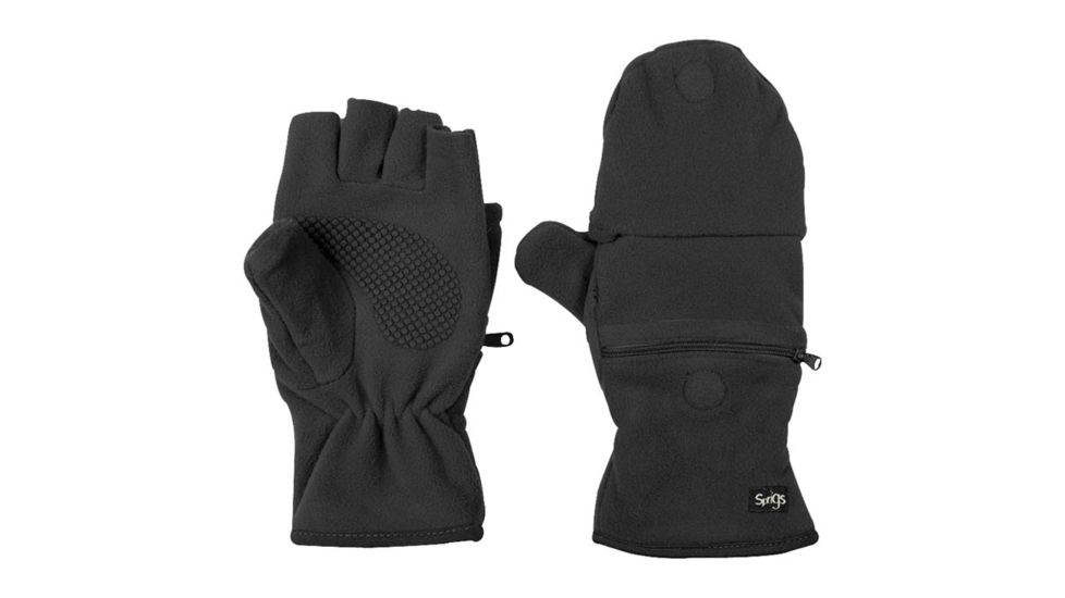 Sprigs Fleece Multi Mitts Black 511000