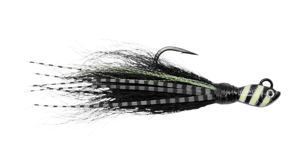 Spro Power Bucktail Zebra, Black, 11/2oz, SPBJZBL-11/2
