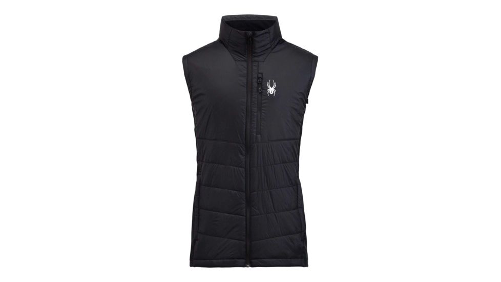 Spyder Glissade Hybrid Vest- Mens, Black, Small, 191222001S