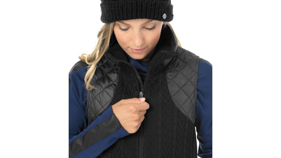 Spyder Lolo Stryke Vest - Womens, Black/Black/Black, Small, 182408001222P